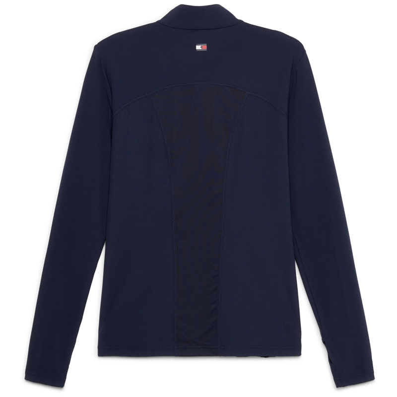 Tommy Hilfiger Women's Thermo 1/4 Zip Base Layer - Desert Sky-1